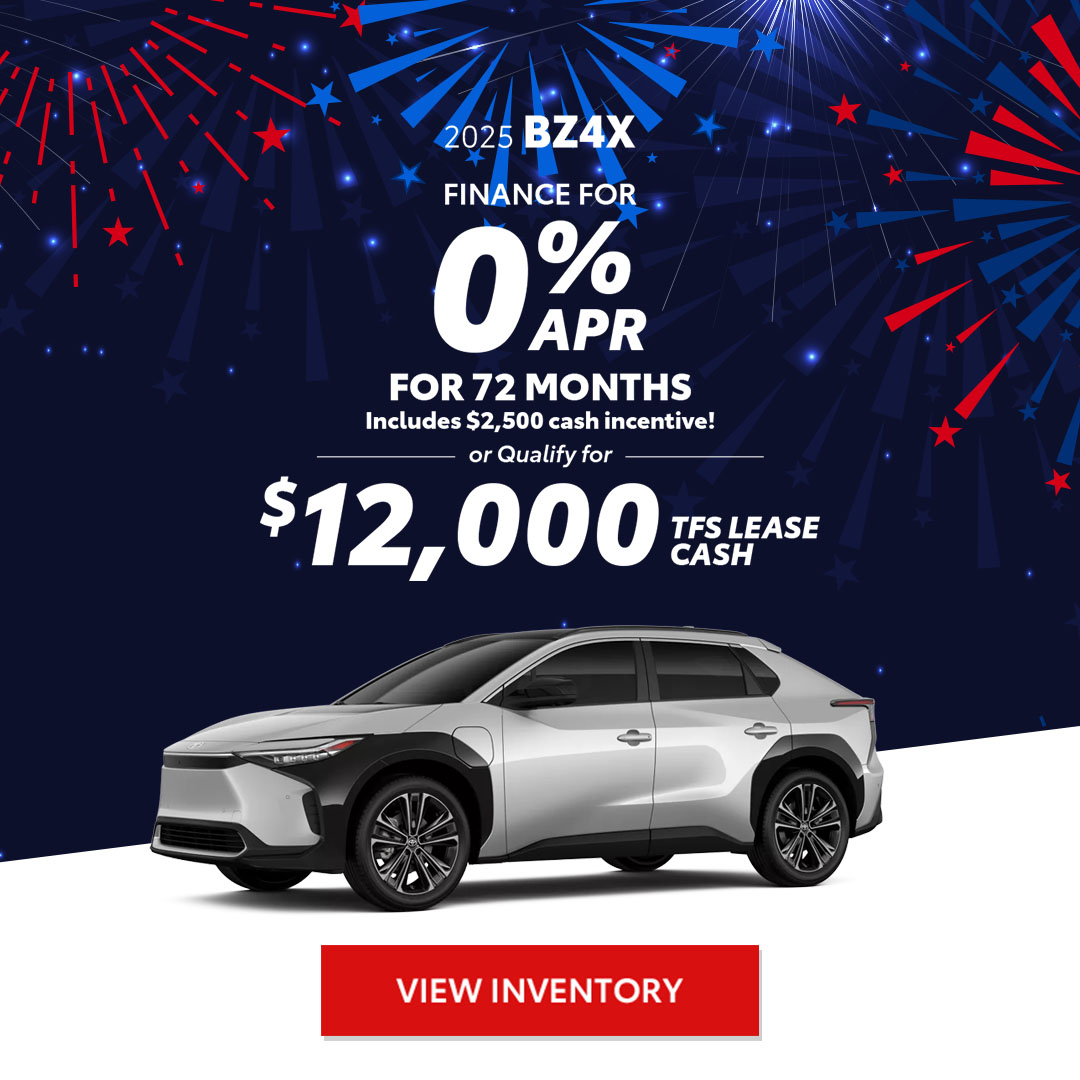 Amazing Deals on a 2025 Toyota bZ4X.