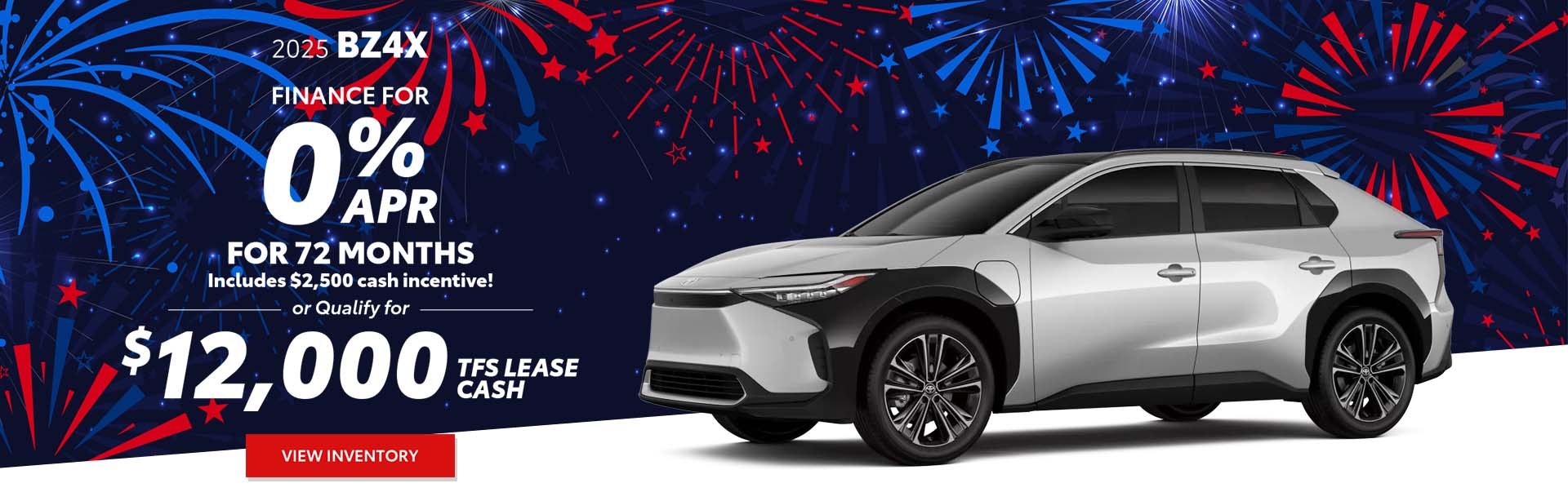 Amazing Deals on a 2025 Toyota bZ4X.