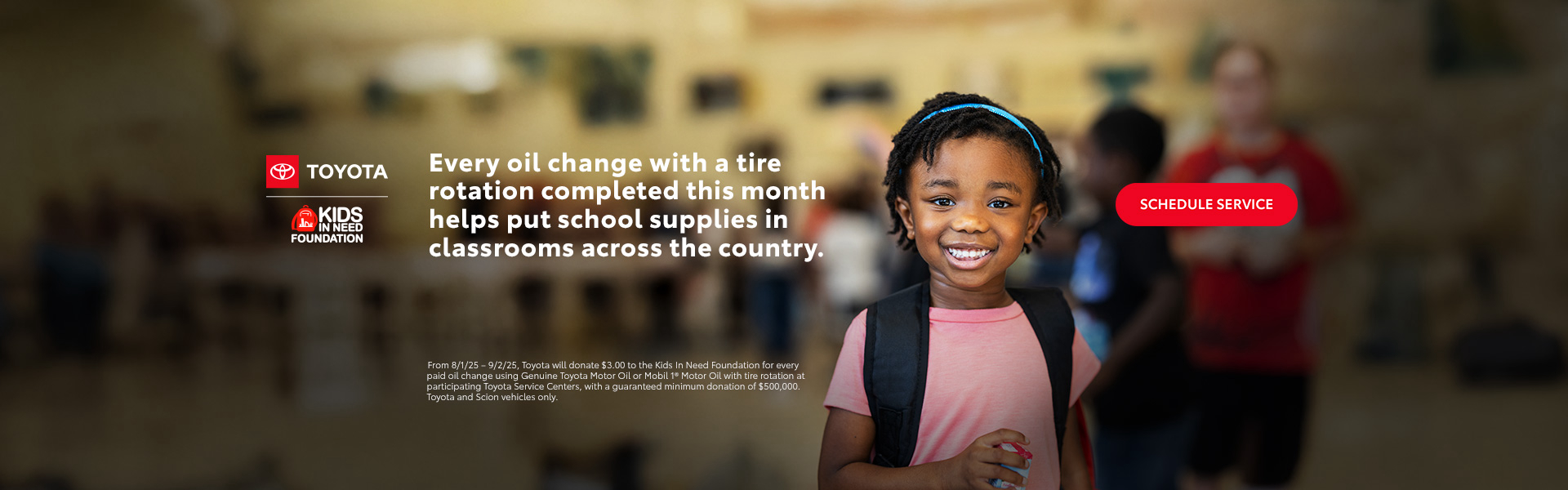 Toyota, Kids In Need Foundation