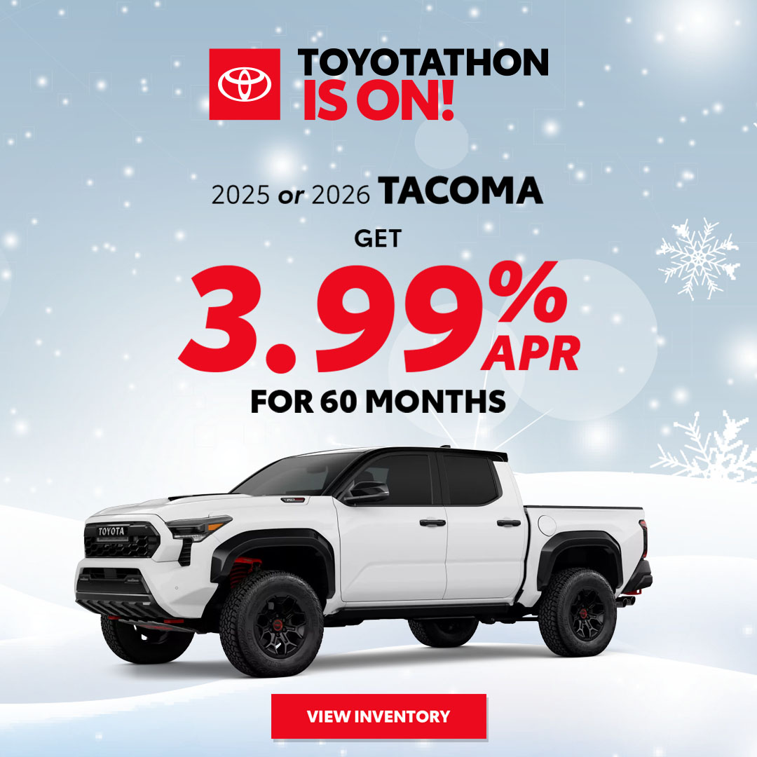 Amazing Deals on a 2026 Toyota Tacoma.