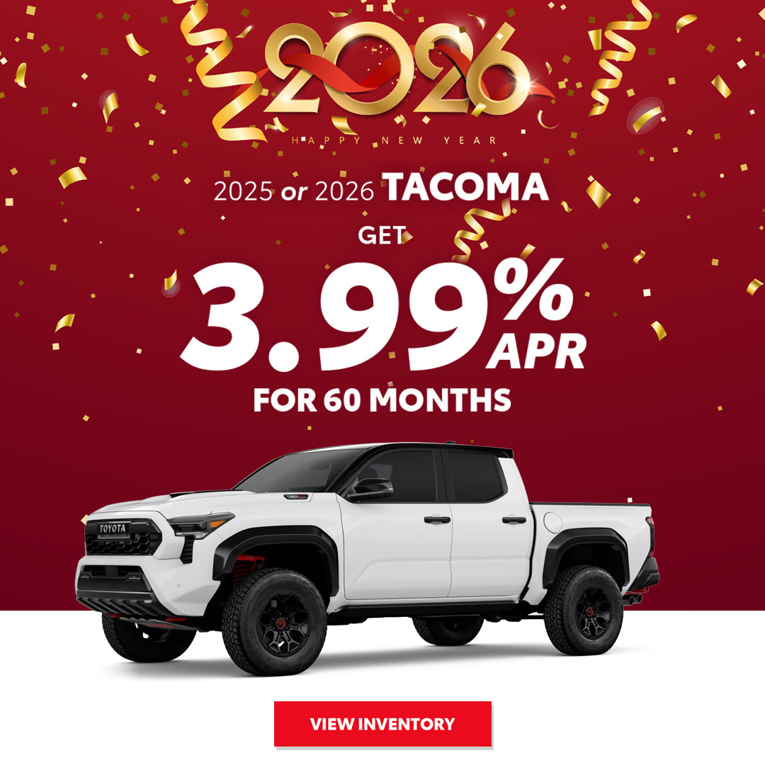Amazing Deals on a 2026 Toyota Tacoma.