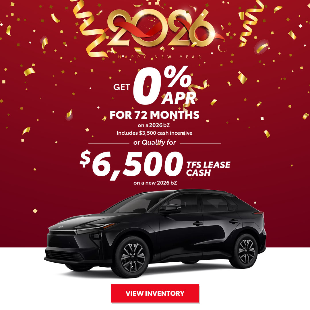 Amazing Deals on a 2026 Toyota bZ.