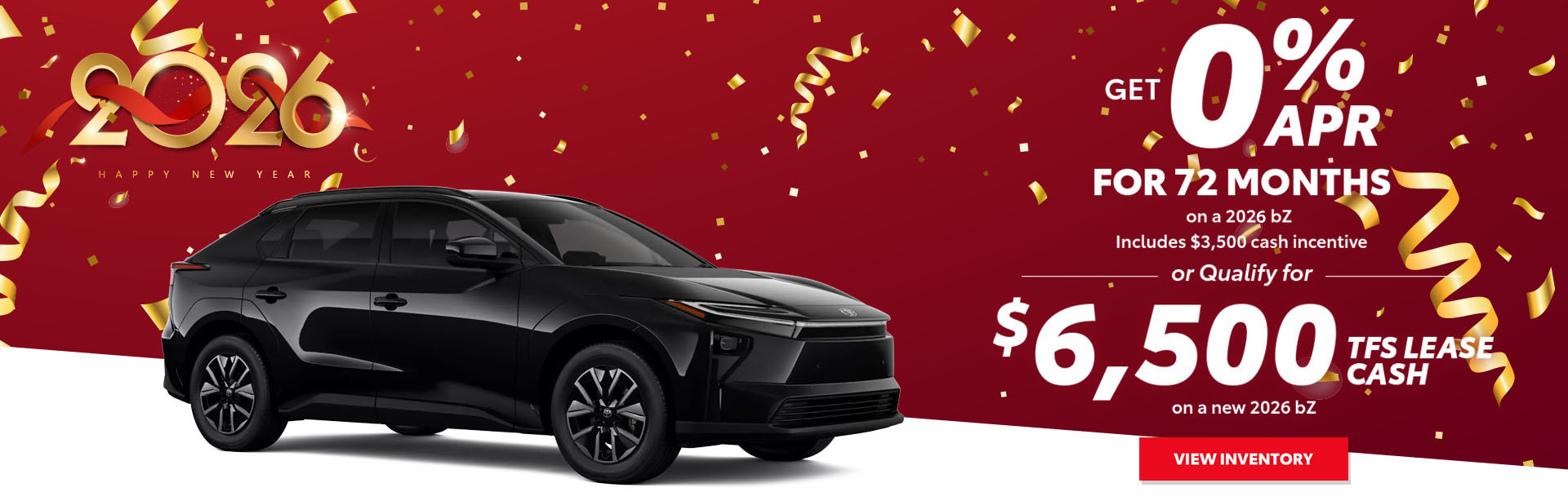 Amazing Deals on a 2026 Toyota bZ.