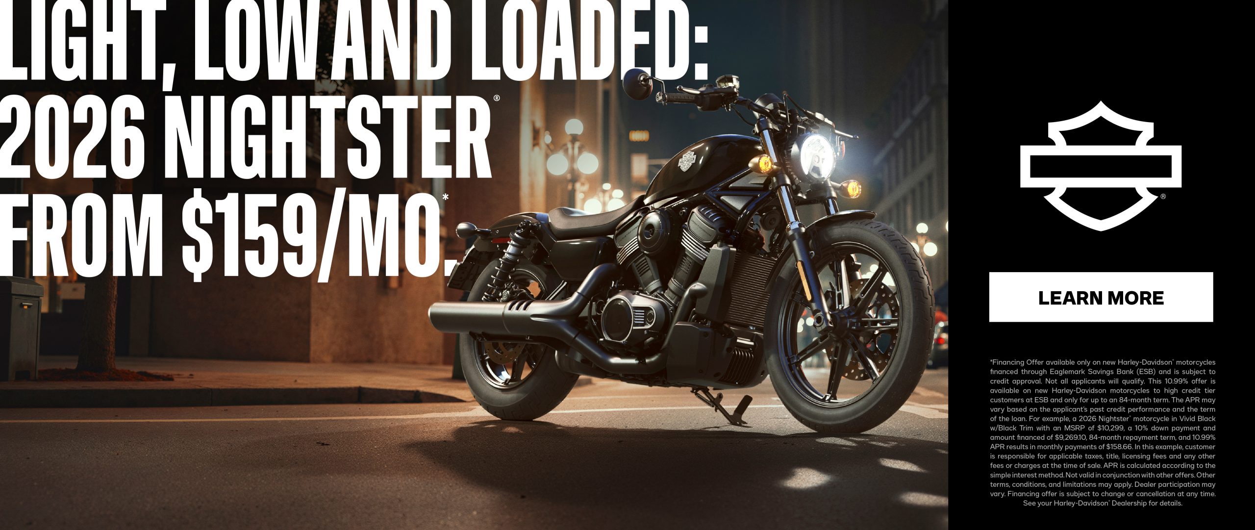 2026 Nightster Offer