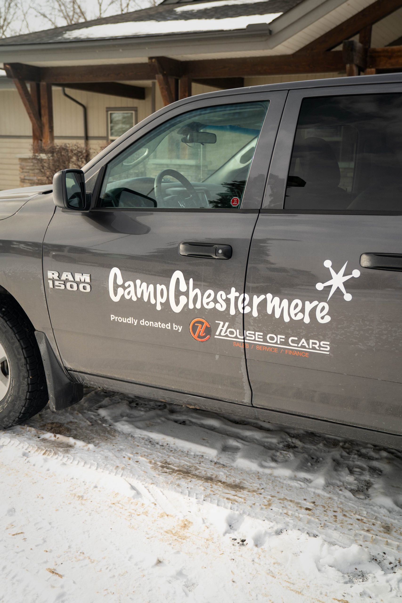 Truck at camp
