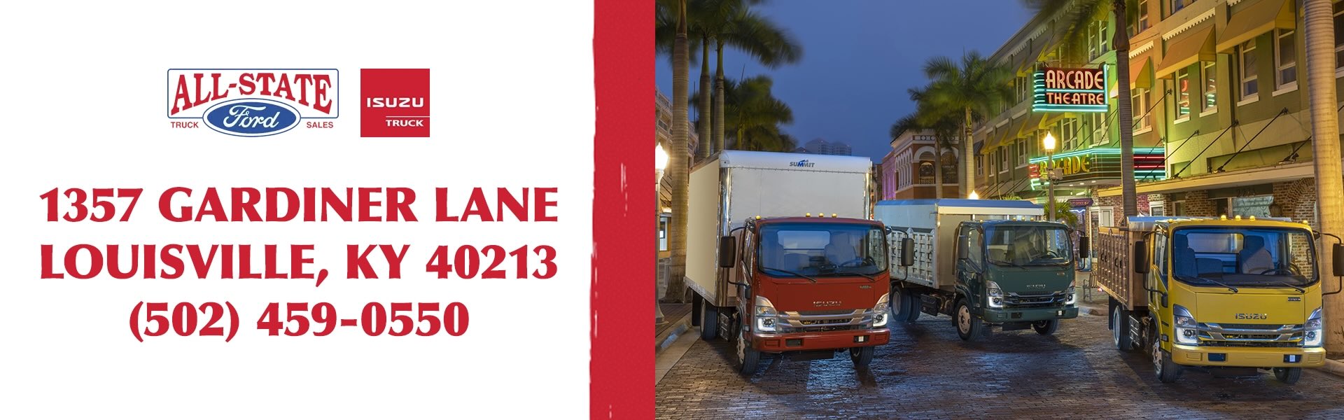 All-State Isuzu Address - Desktop Banner