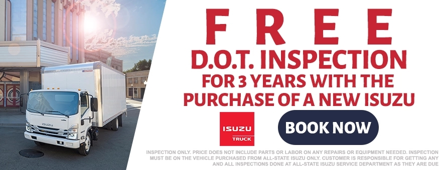 All-State Isuzu Free D.O.T Inspection - Desktop Banner
