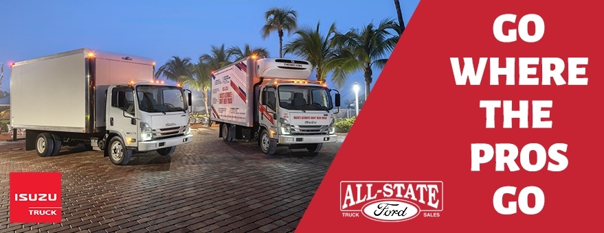 All-State Isuzu Go Where Pros Go - Desktop Banner