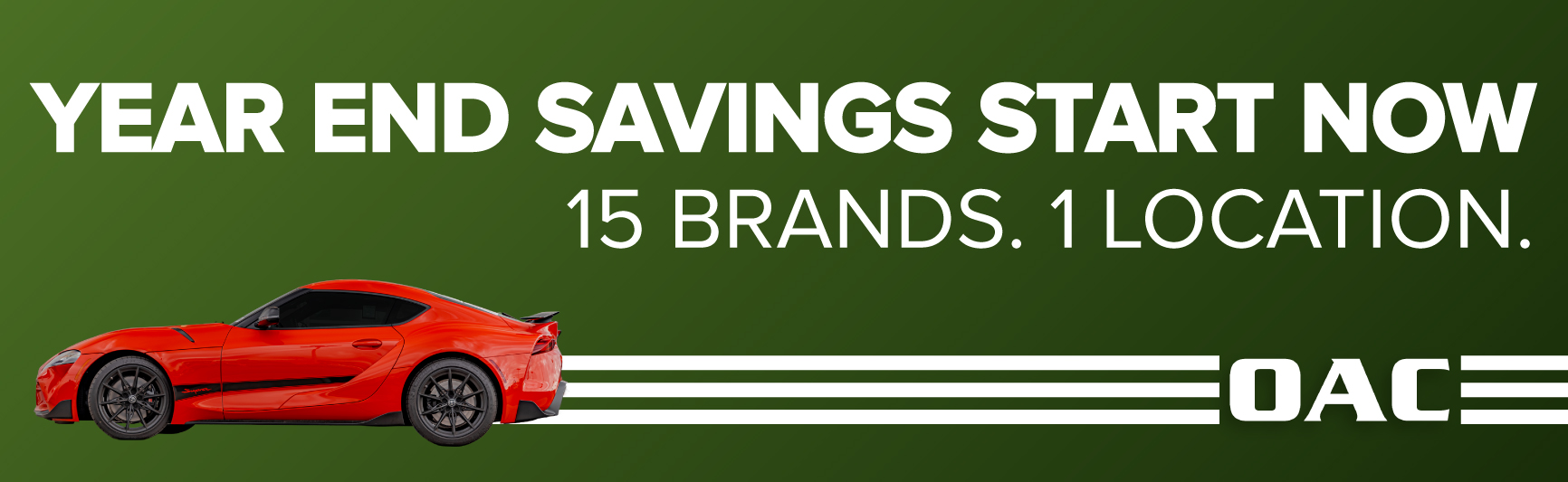 Year End Savings Start Now