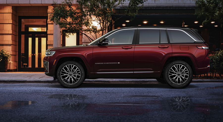 Jeep Cherokee on an Alberta road — one of the best AWD options for Central Alberta drivers