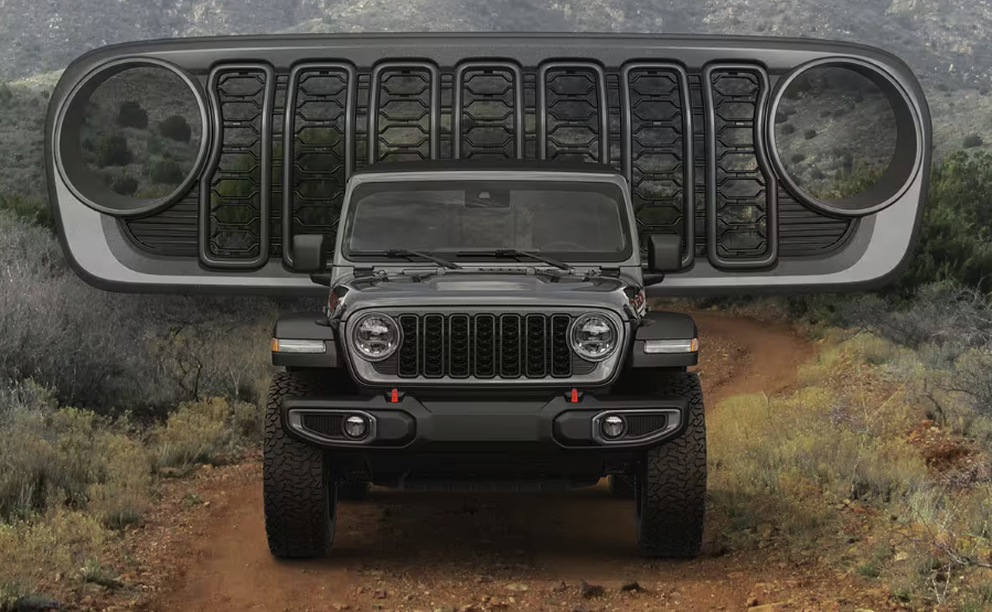 Jeep Wrangler Rubicon front three-quarter view