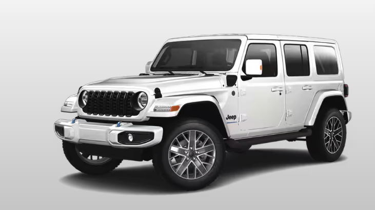 Jeep Wrangler Sahara 4xe exterior view