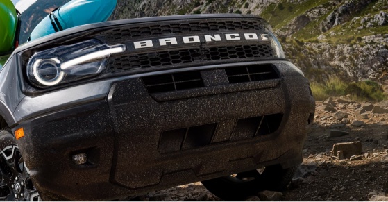 2026 Ford Bronco on the road
