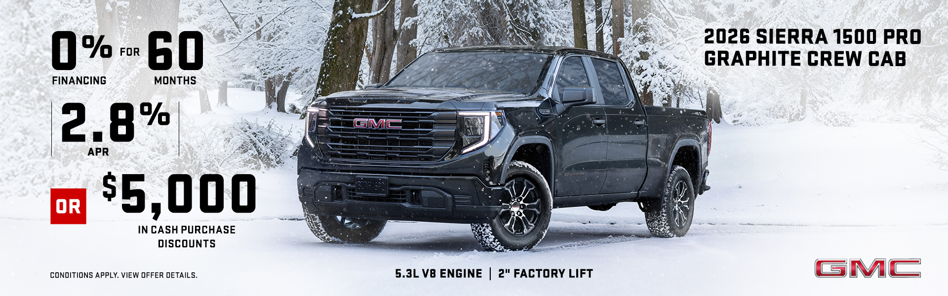 2026 Sierra 1500 Pro Offer