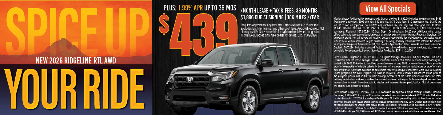 2026 Ridgeline