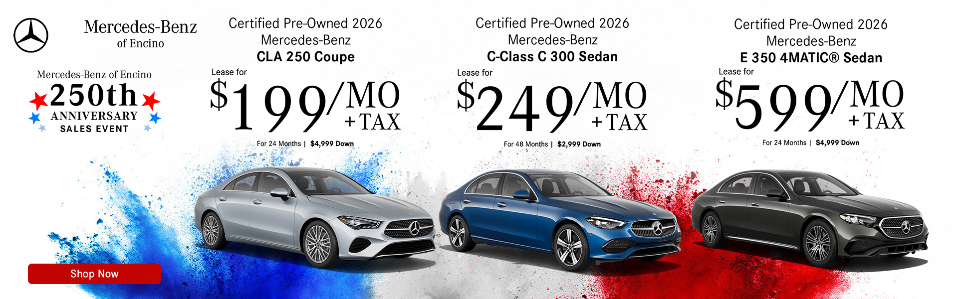 Pre-Owned CLA 250 / C 300 / E 350