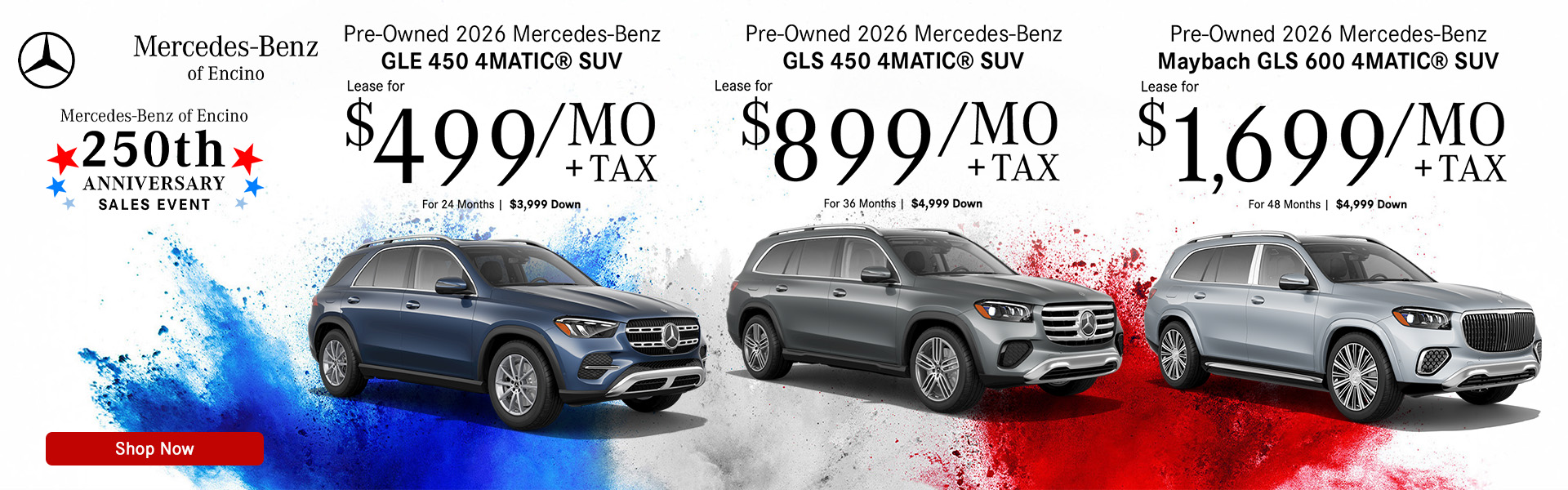 GLE 450 / GLS 450 / GLS 600 Lease
