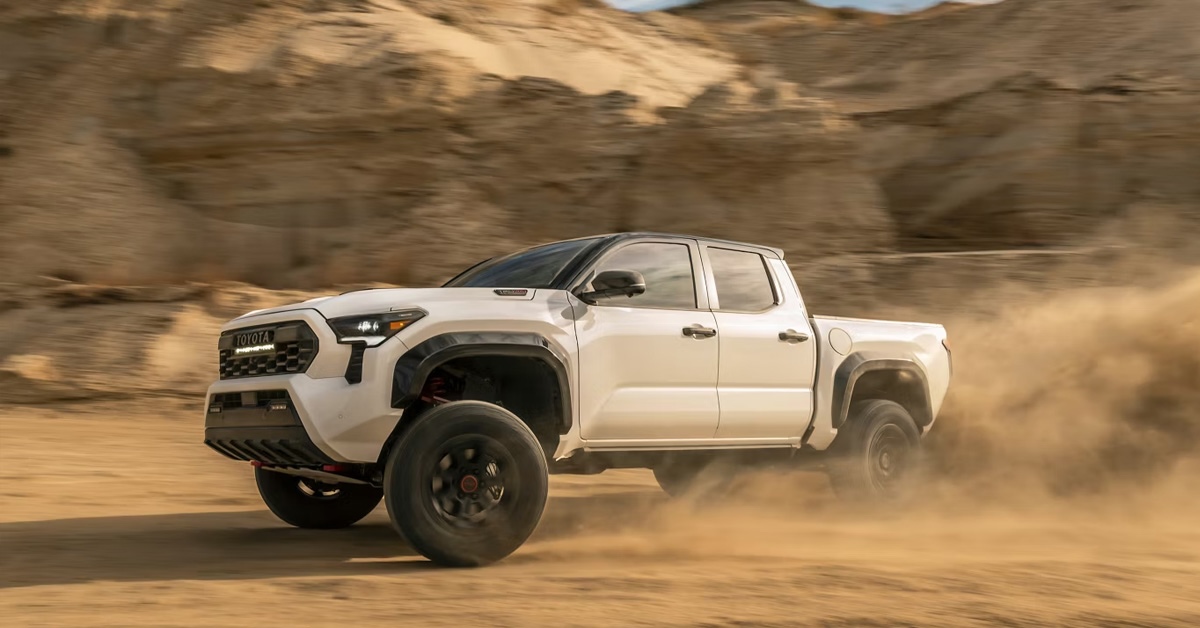 2023 Toyota Tacoma exterior mountains