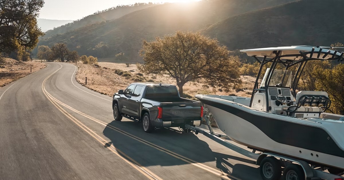 2024 Toyota Tundra exterior towing camper