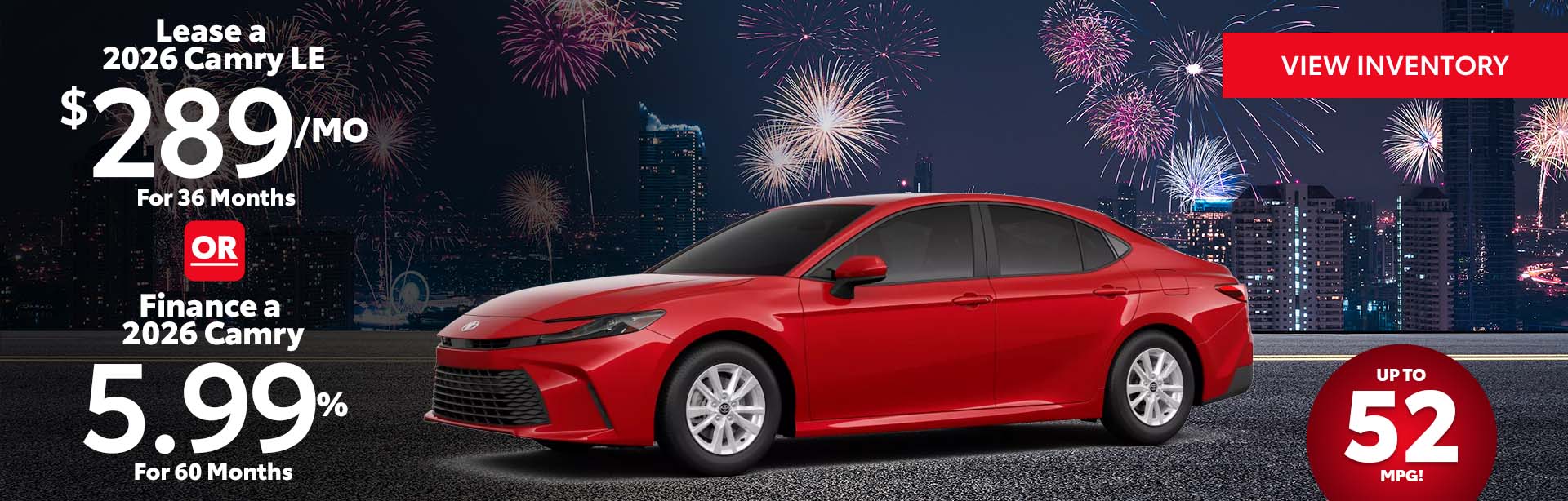 Amazing Deal on a New Toyota Camry