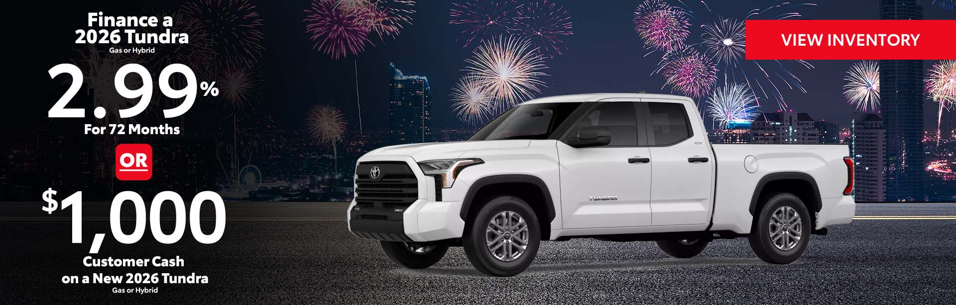 Amazing Deals on a New Toyota Tundras