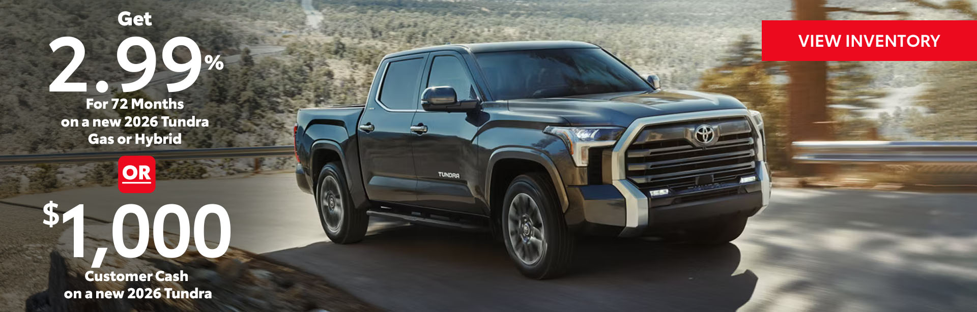 Amazing Deals on a New Toyota Tundras