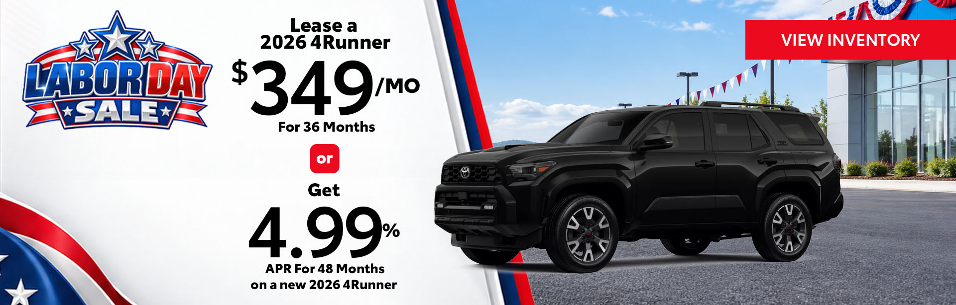 Amazing Deal on a New Toyota 4Runner