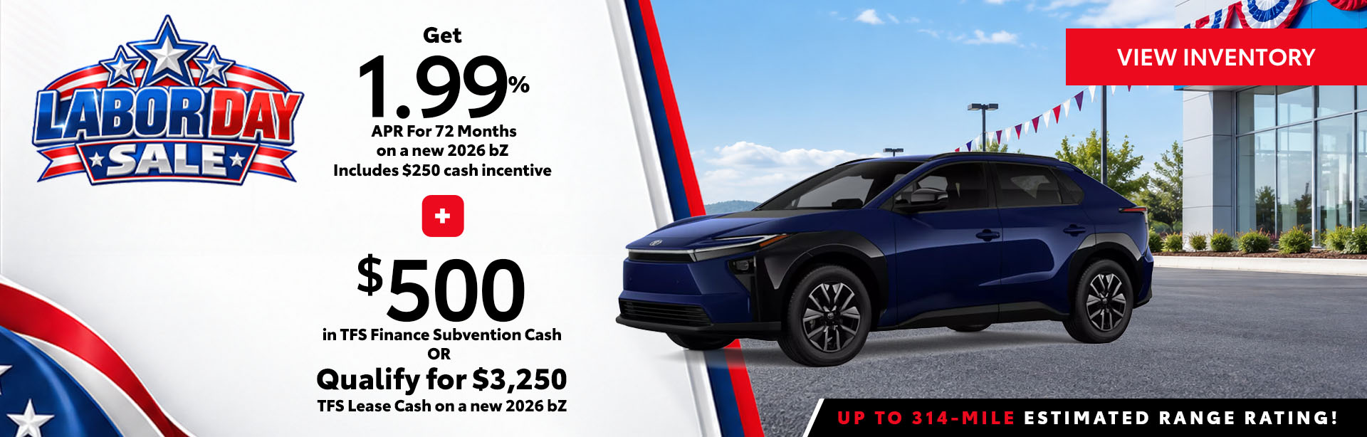 Amazing Deal on a New Toyota bZ