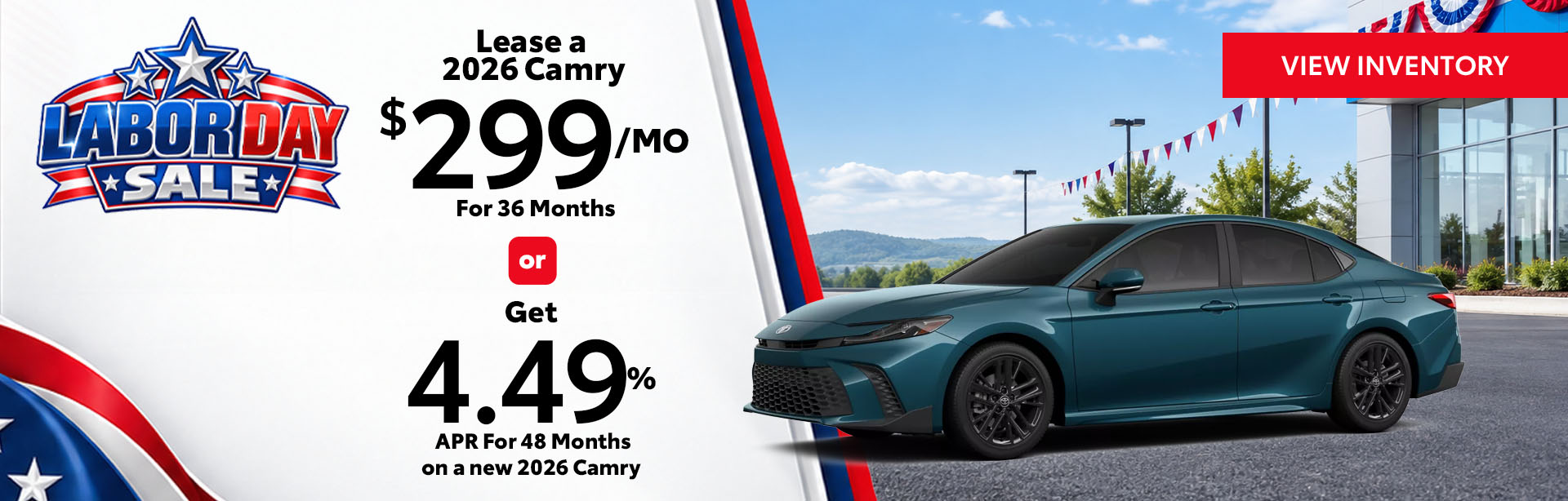 Amazing Deal on a New Toyota Camry