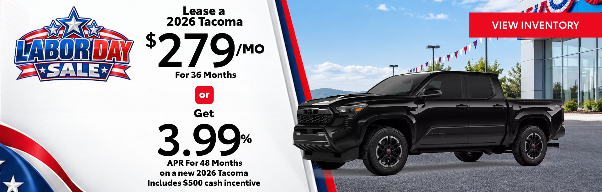 Amazing Deal on a New Toyota Tacoma