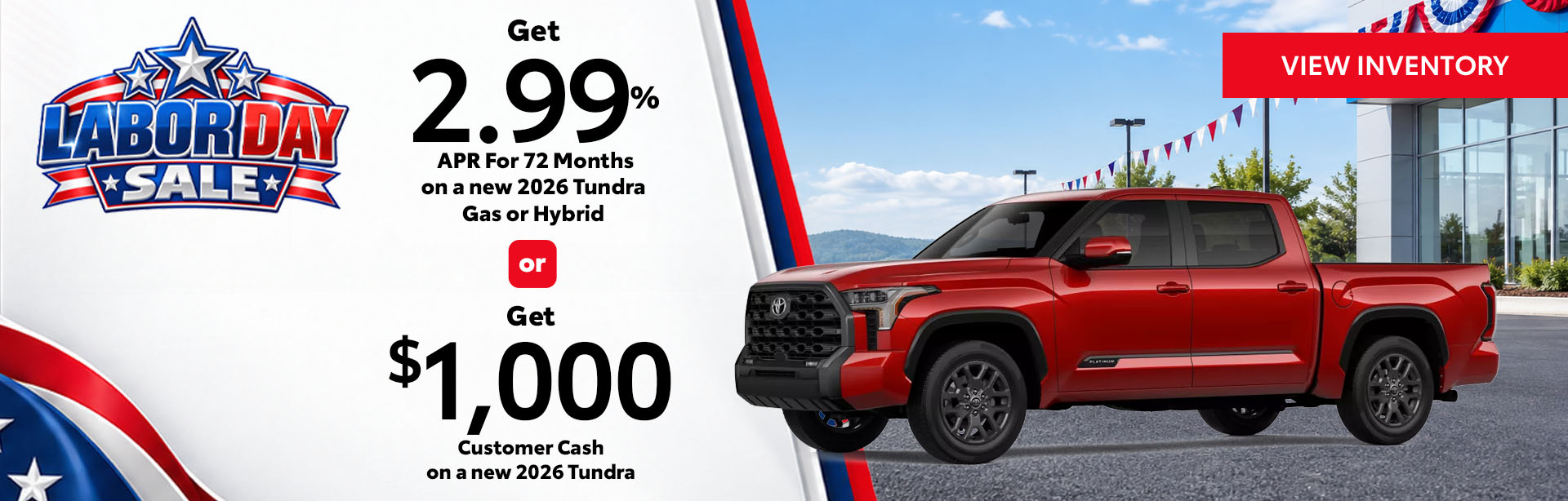 Amazing Deals on a New Toyota Tundras
