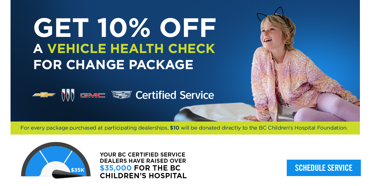 GET 10% OFF A VEHICLE HEALTH CHECK FOR CHANGE PACKAGE
