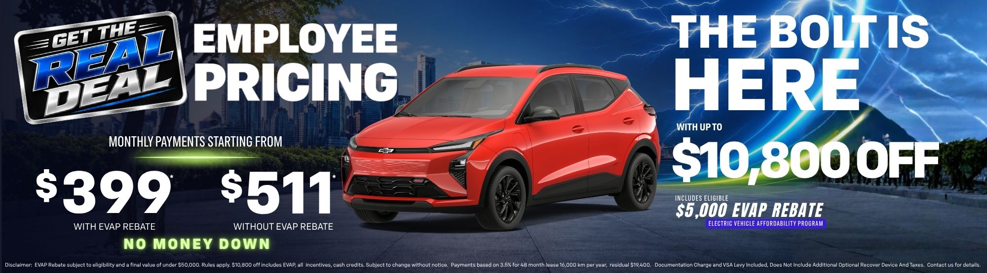 2027 Chevrolet Bolt Specials