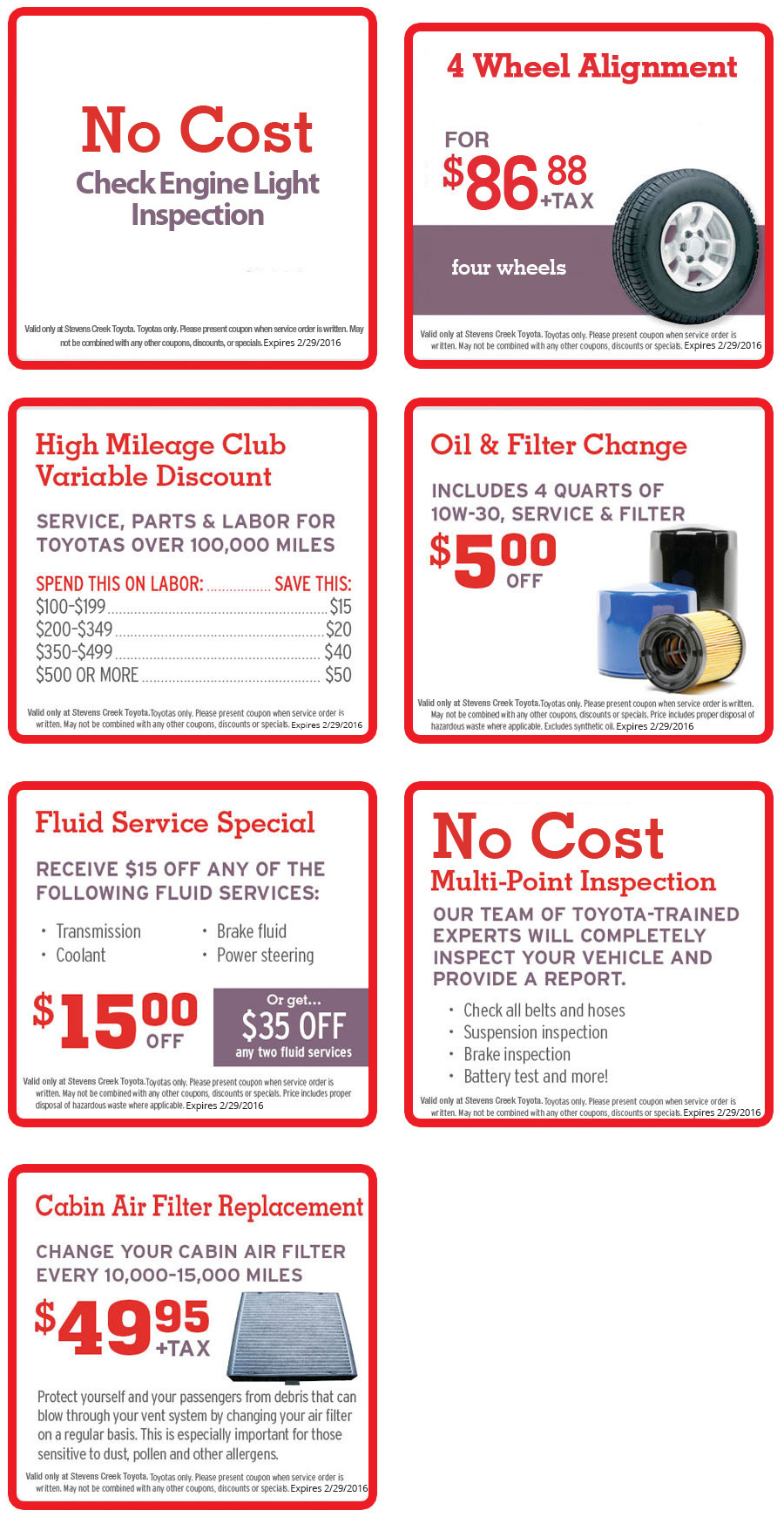 cavender toyota service coupons #3