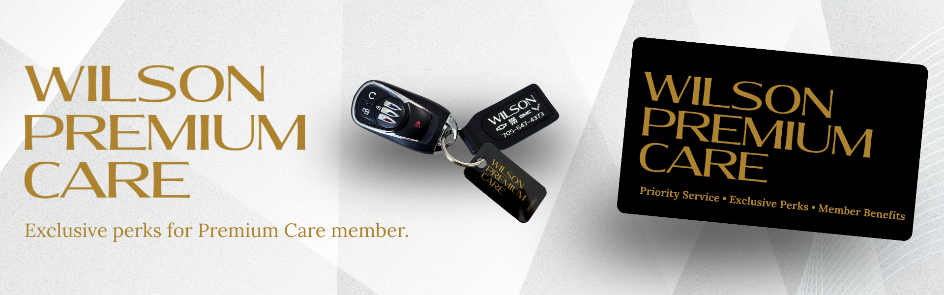 Premium Care Banner with Buick Keys