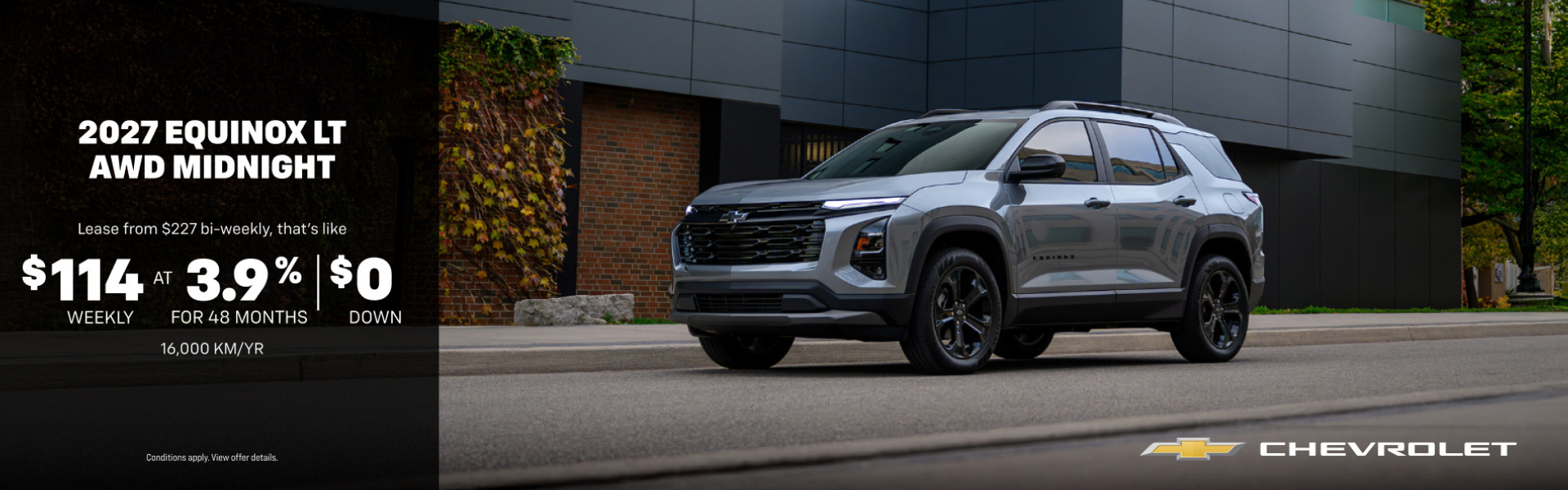 2026 Chevrolet Equinox September Lease Offer Wilson Chevrolet