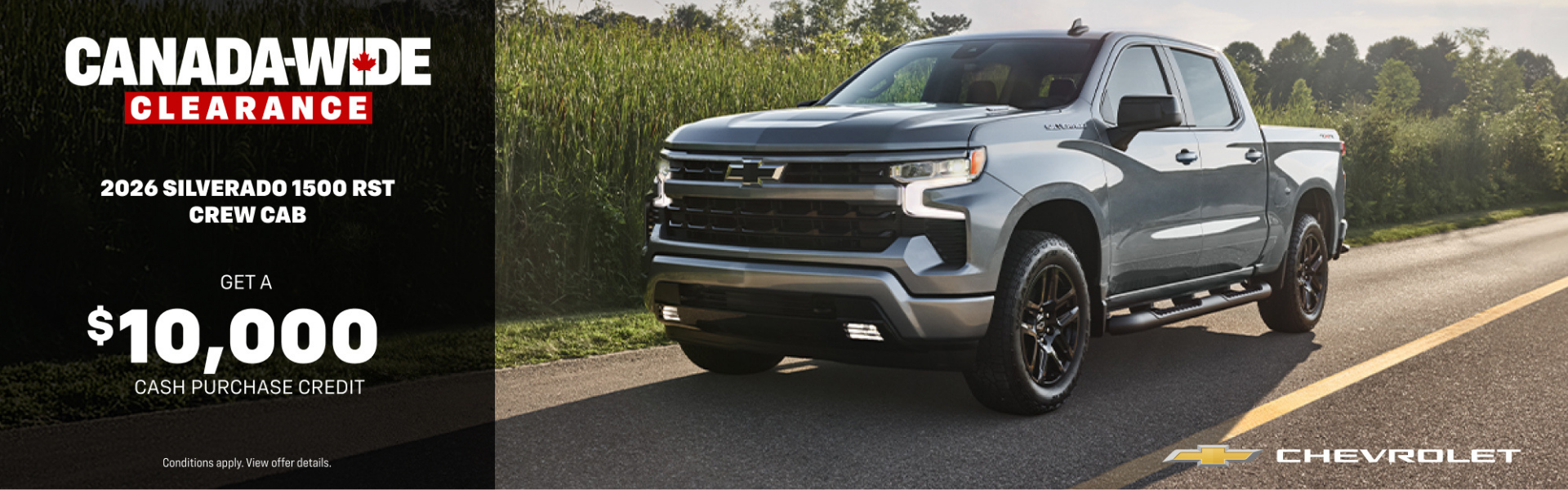 2026 Canada Wide Clearance Wilson Chevrolet
