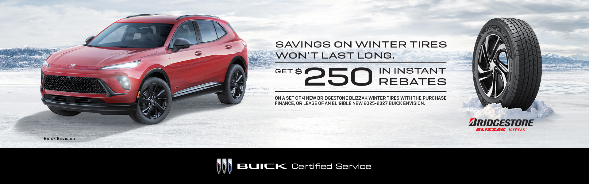 Fall SUV Winter Tire Promotion Campaign