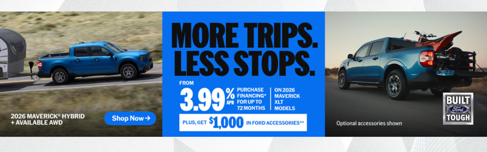 More trips less tops