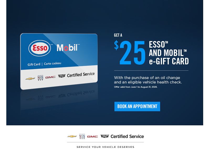 $25 Esso and Mobil Gift Card