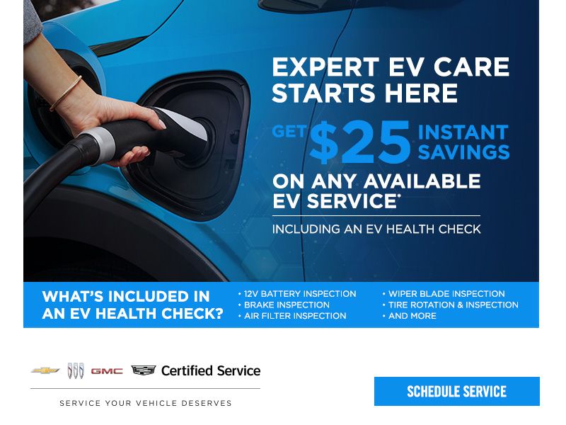 $25 Savings on EV Service