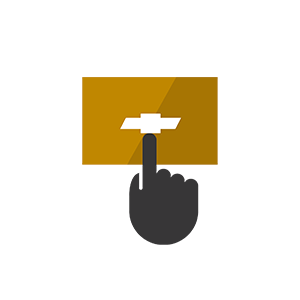 Icon of a hand tapping a payment card