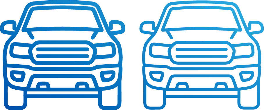 Two vehicles icon placeholder