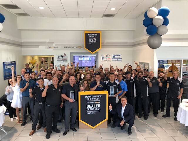 Mountain View Chevrolet - Dealer of the Year