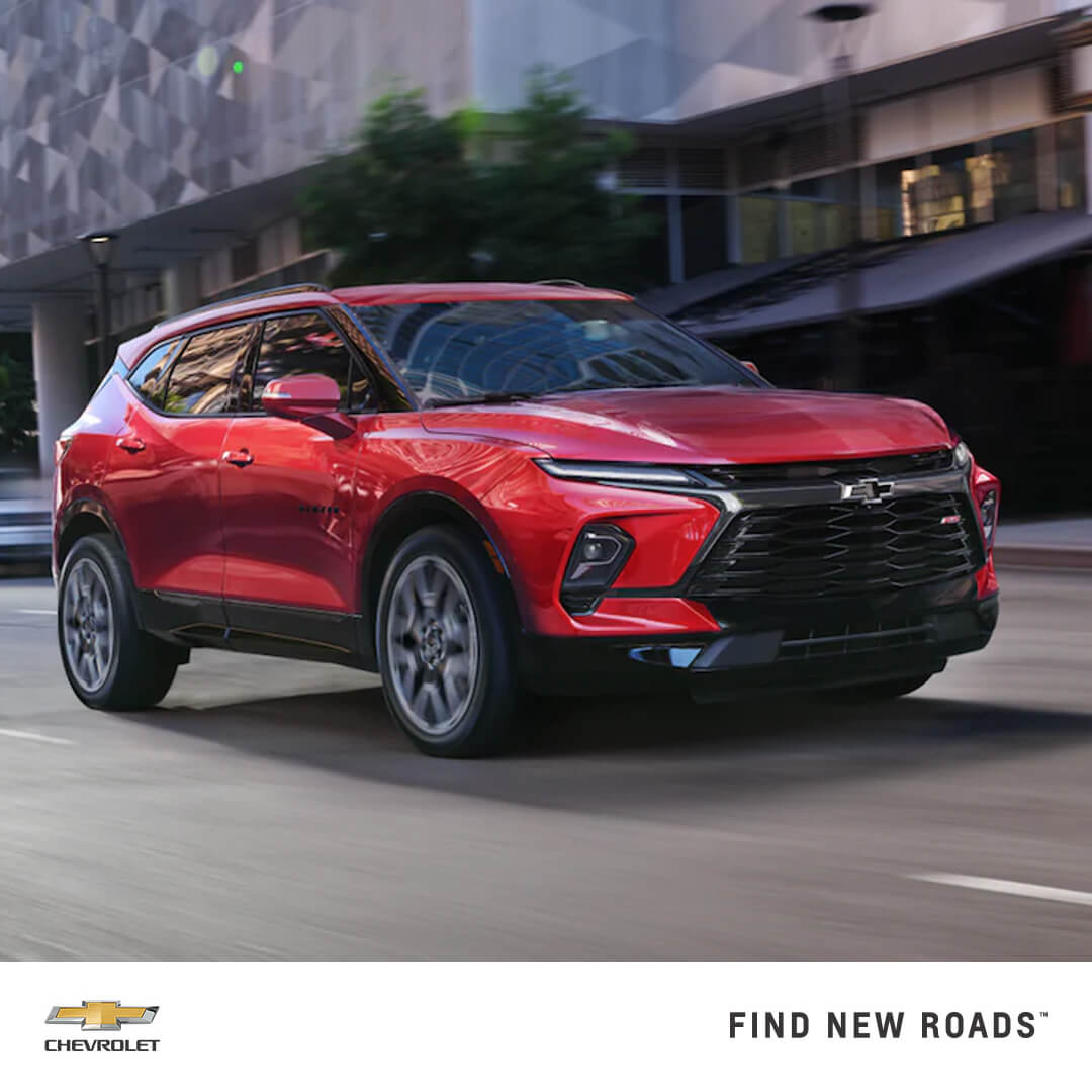 2023 Chevy Blazer on the Road