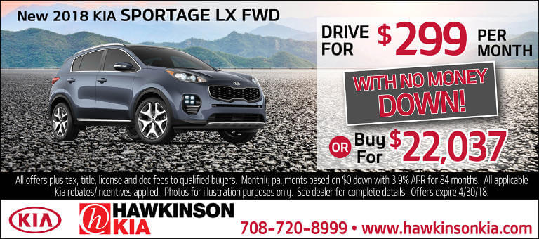 Hawkinson kia coupons