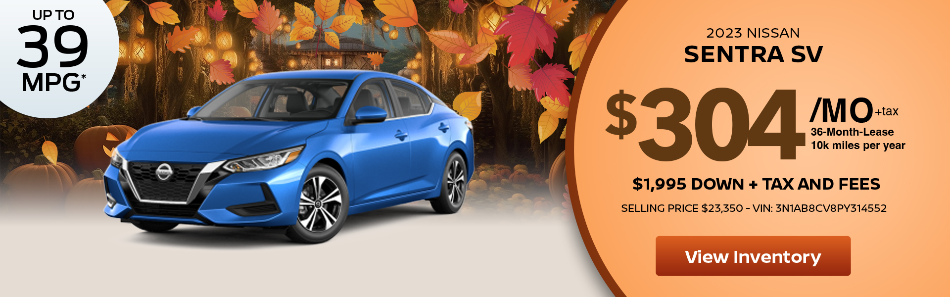 nissan sentra lease deals