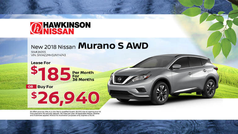 Hawkinson nissan coupons