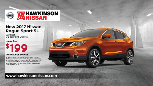 Hawkinson nissan coupons