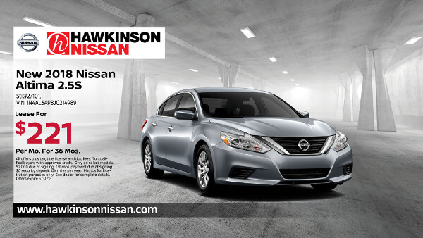 Hawkinson nissan coupons